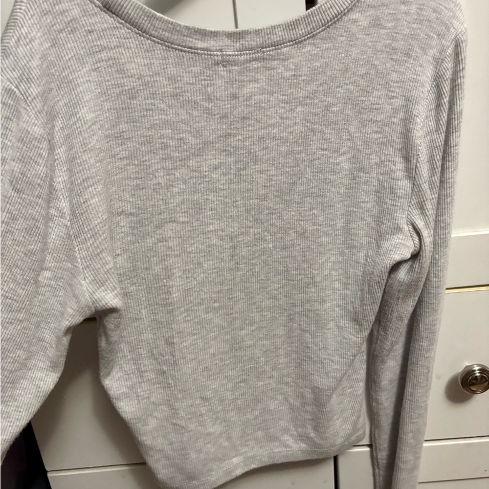 Garage Light Gray Ribbed Top - Picture 3 of 3